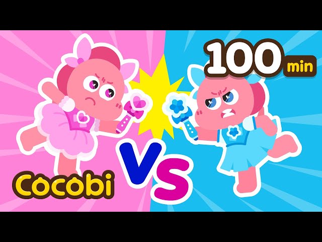 💗Pink VS Blue💙 Which is your favorite Color? | Color Songs for Kids | Cocobi class=
