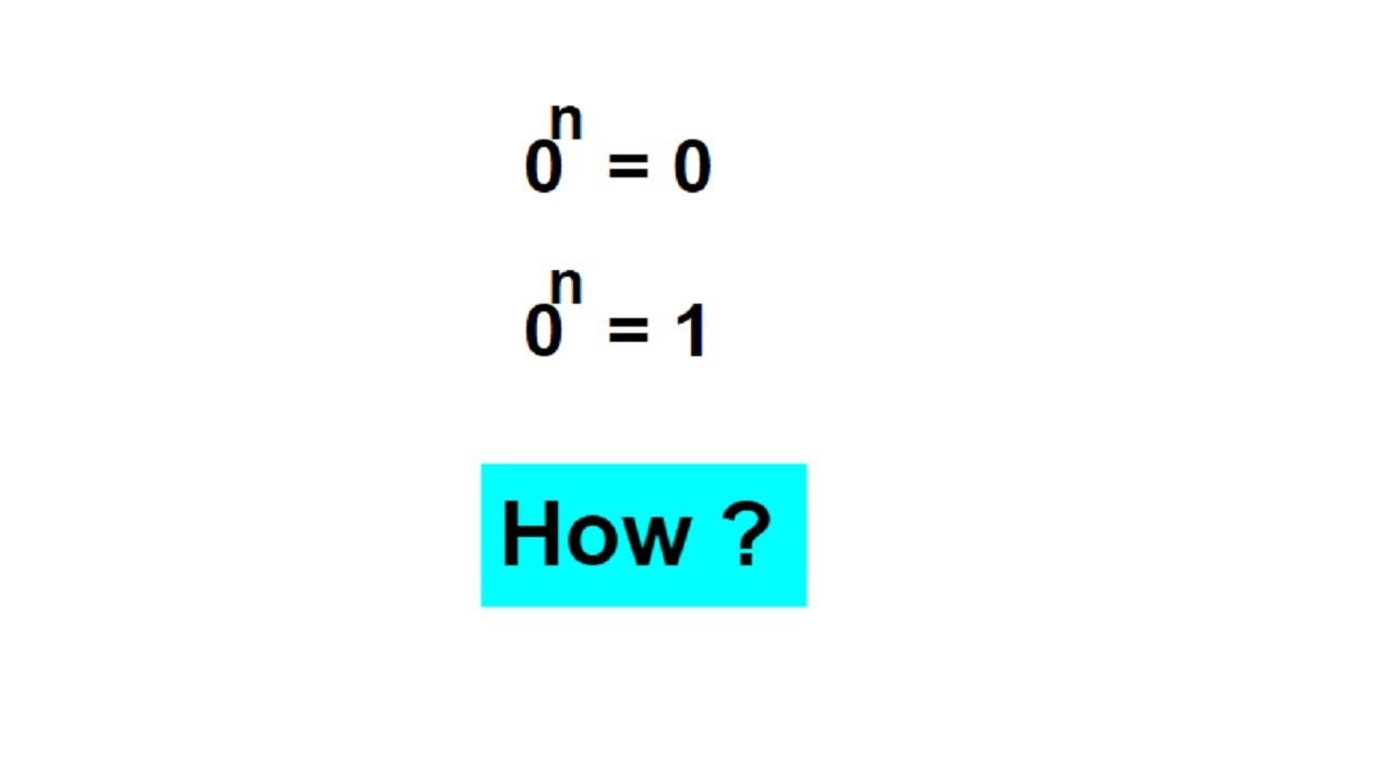 Why the result differs? Indices with different values on Zero! YouTube