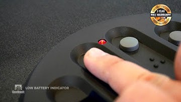 GunVault - Features - Low Battery Indicator