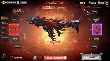 Mythic JAK-12 [Rising Ashes] & Artery Fire Plume | Phoenix Mythic Drop Full Draw Call of Duty Mobile