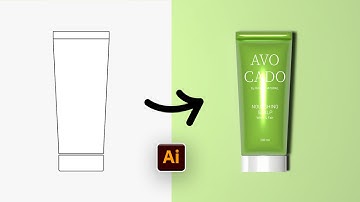 3D Facewash Tube Mockup in Adobe Illustrator – Step-by-Step Tutorial in Hindi