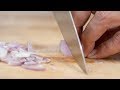 How to peel slice dice and chop shallots  how to mince shallots  ciseler technique