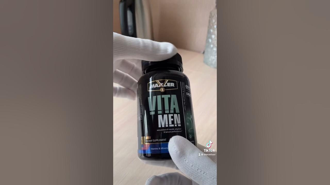 Витамины VITA MEN для мужчин от компании MAXLER - YouTube