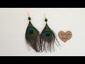 #Peacock #Feather #Earrings Peacock Feather Jewelry | Jewelry Making | Aloha Crafts