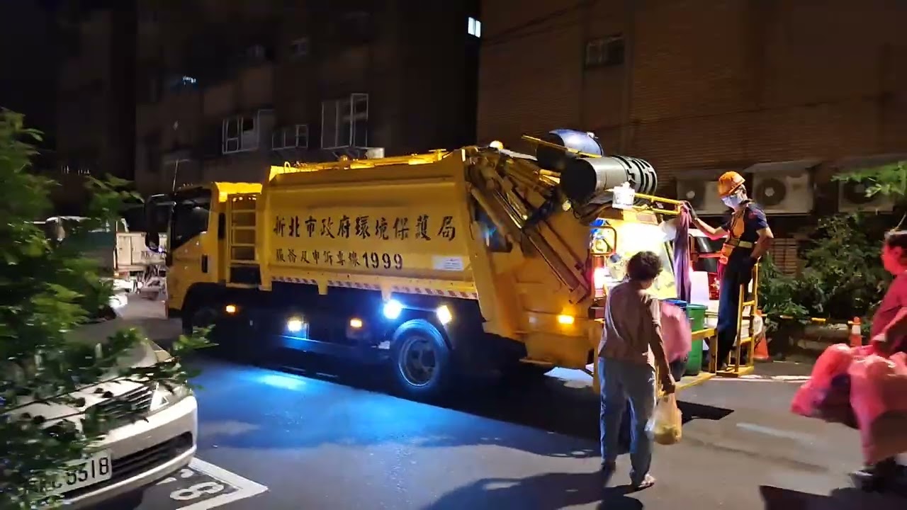 重新拍攝 新北市樹林區垃圾車KEU-3220