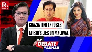Why AAP Released Swati Maliwal's Video Now, BJP's Shazia Ilmi Questions Timing | Debate With Arnab