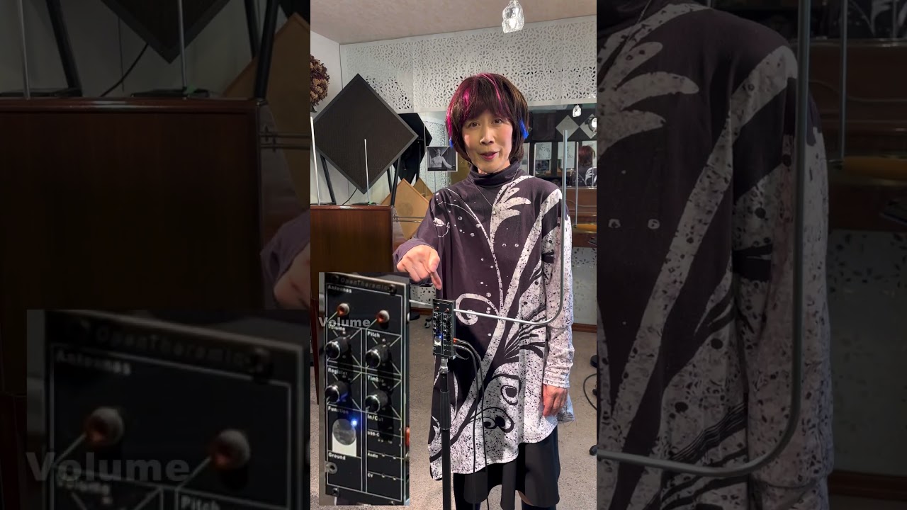 OPEN THEREMIN お弾き初め - YouTube
