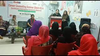 Aimen Imtiazs Speech On Navttc Event At Dessi International, Larkana