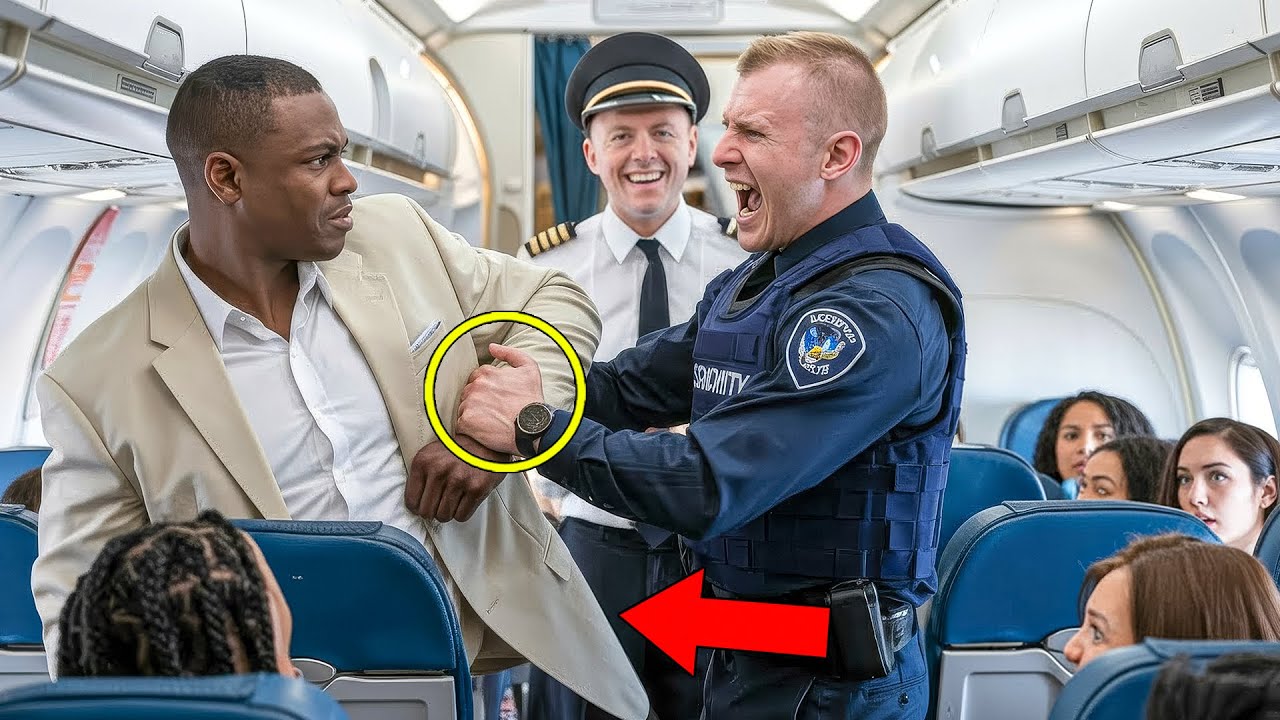 Служба безопасности вывела из самолета темнокожего пассажира — пилот замер, когда объявили его имя.