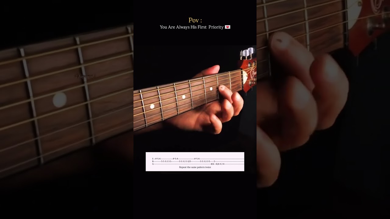 Soch Na Sake Guitar Intro Tabs 