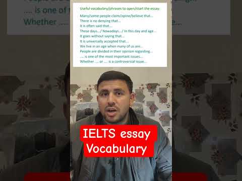 IELTS essay Vocabulary #ielts
