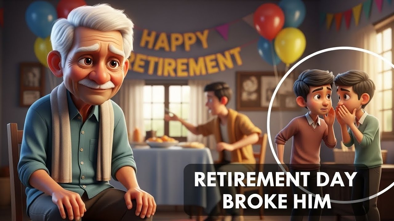 His Retirement Party Turned Into a Calculation — What His Sons Did Broke Him || 