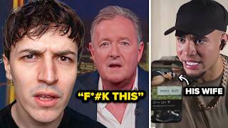 Piers Morgan RAGE QUITS After Influencer Exposes His Wife..