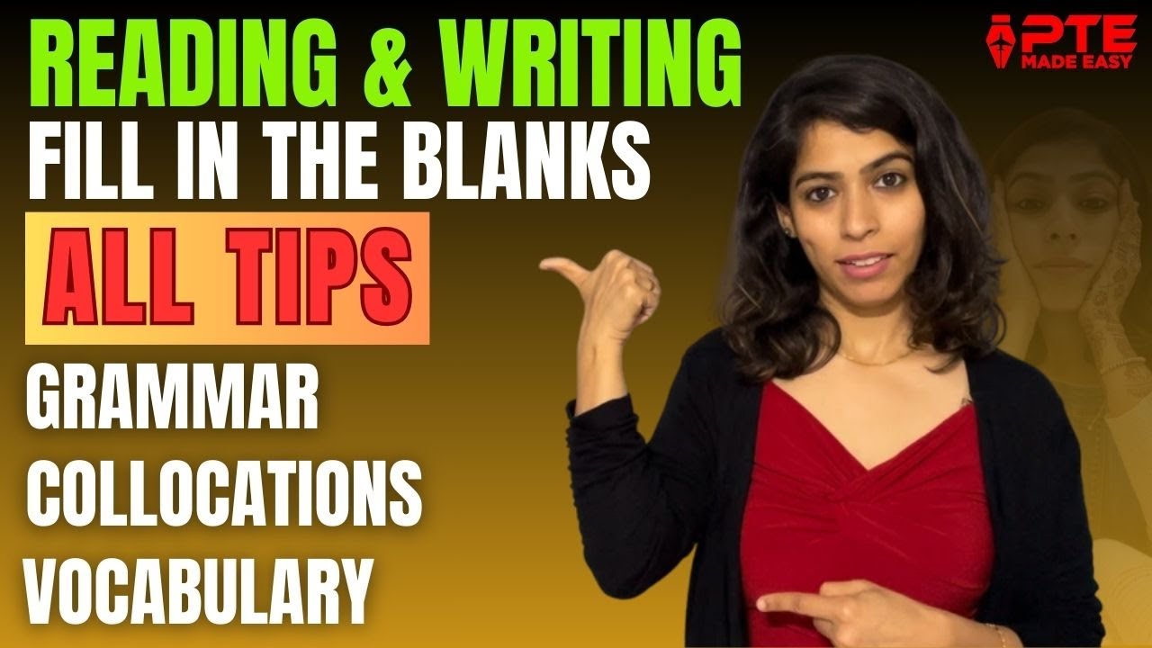 Complete Grammar Course for PTE Exam PTE Reading & Writing Blanks