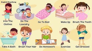 Daily Routines 🛀 🍳 I Các Hoạt Động Hằng Ngày Bằng Tiếng Anh I Tiếng Anh Thói Quen Hằng Ngày