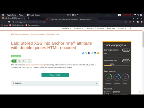 Stored XSS into anchor href attribute with double quotes HTML encoded (Video Solution) | 2020 -2021