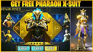 HOW TO GET FREE GOLDEN PHARAOH X SUIT | GOLDEN PHARAOH X SUIT FREE PUBG MOBILE | PHARAOH X SUIT FREE