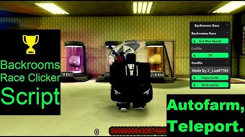 🏆 Backrooms Race Clicker OP Script | Inf. Speed, Teleport. [LuaXe]