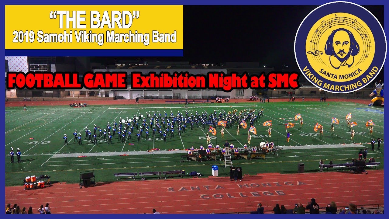 20191018 SAMOHI Viking Marching Band - FtBl SMC - National Anthem