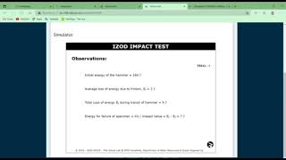 Practical 3 - Izod impact test