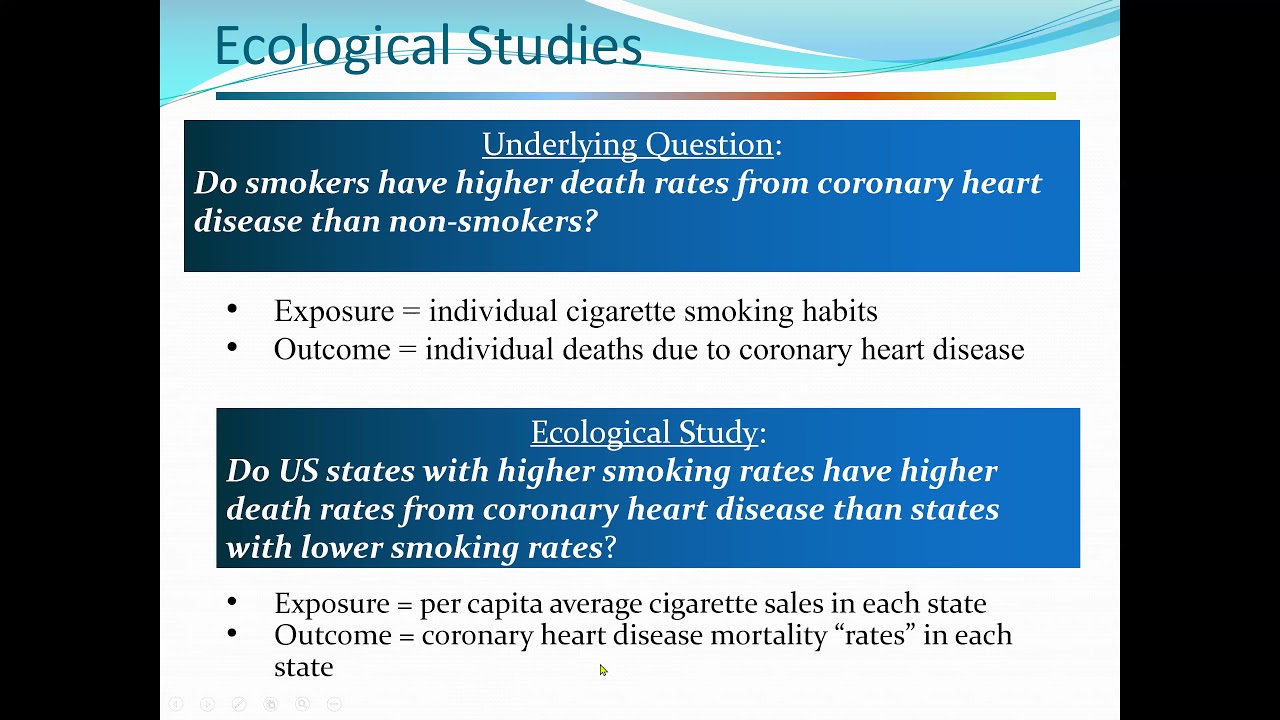 historical case study epidemiology