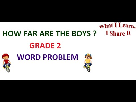 Directions - Word Problem for Grade 2 | Word Problem 8 | How I Solved the Problem in 2nd grade