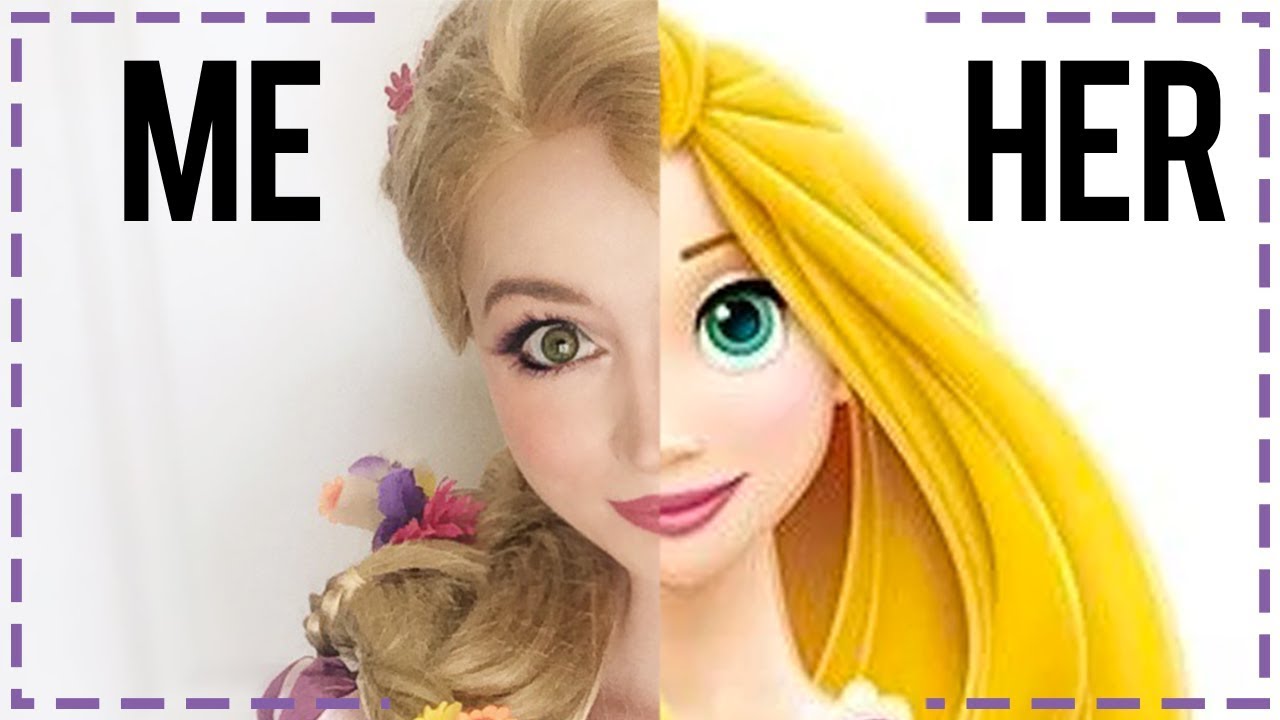Tangled Transformation! Rapunzel Makeup Tutorial - YouTube