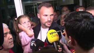 Galatasarayın Yeni Transferi Haris Seferovic İstanbula Geldi