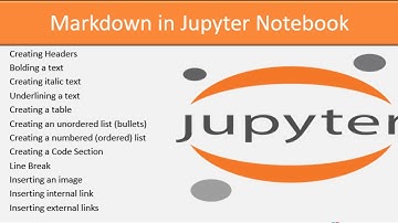 Markdown in Jupyter Notebook