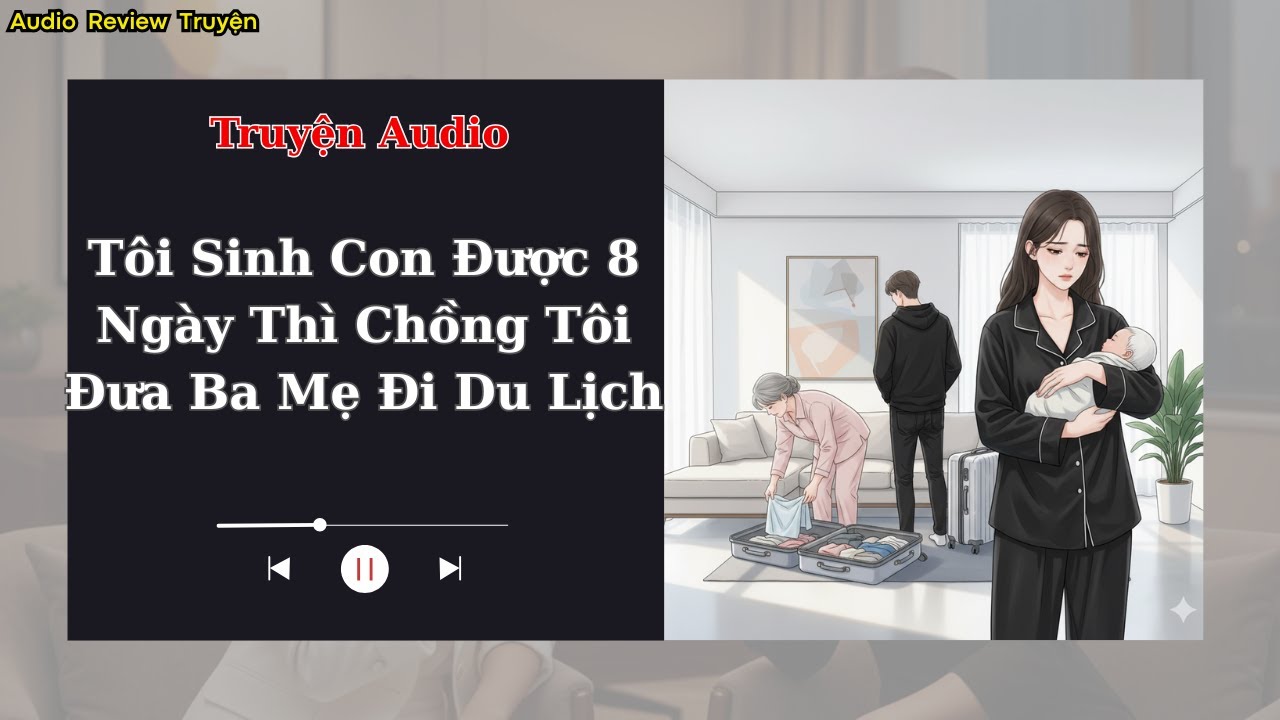 [Truyện Audio] Tôi Sinh Con Được 8 Ngày Thì Chồng Tôi Đưa Ba Mẹ Đi Du Lịch | Audio Review Truyện