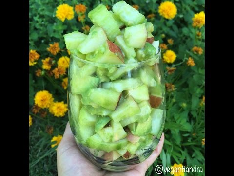 Avocado Cucumber Apple Fruit Salad