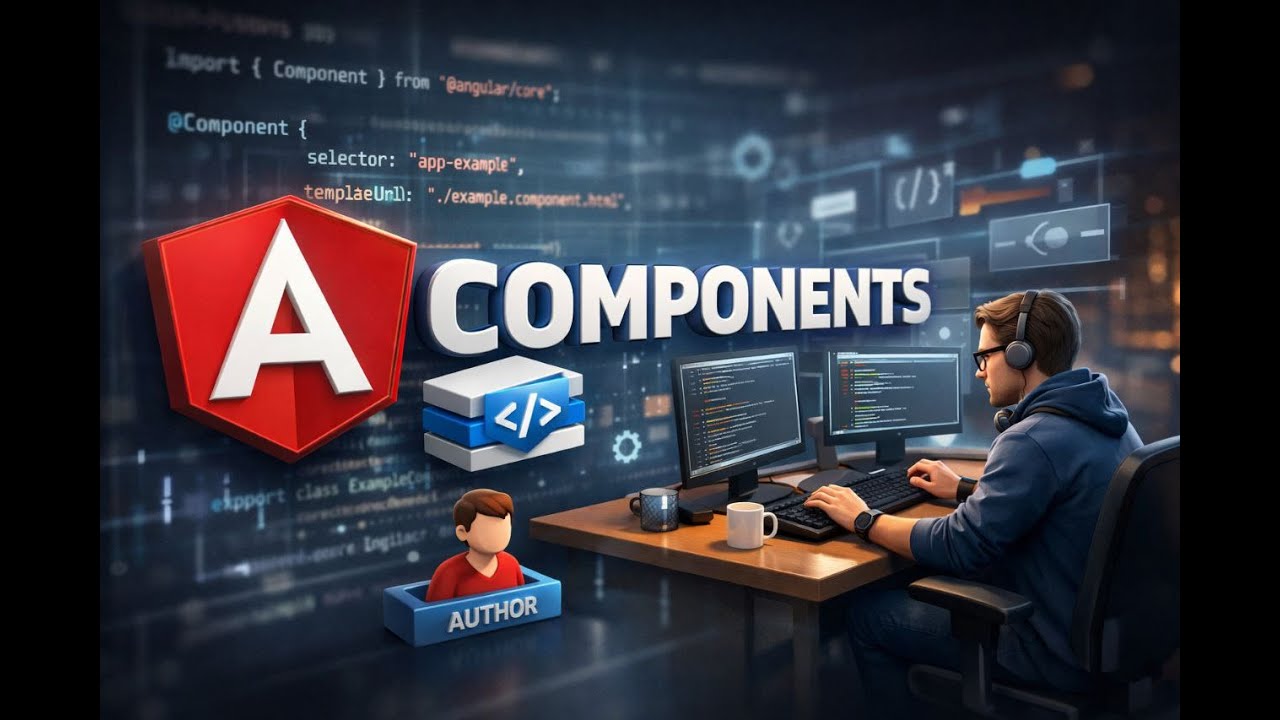 Angular components explained in under 2 min !!! - YouTube