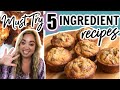 DELICIOUS 5 INGREDIENT RECIPES YOU&#39;LL MAKE ALL THE TIME | EASY MUST TRY RECIPES | JESSICA O&#39;DONOHUE