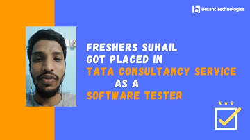 Besant Technologies Anna Nagar Review | Suhail Got Placed in TCS | Best Software Testing Course