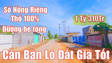 Bán Đất ĐỨC HÒA - LONG AN l Cần Bán Lô Đất Đường Bê Tông l Dân Sinh Đông Đúc l Cách Tỉnh Lộ 9  1Km .