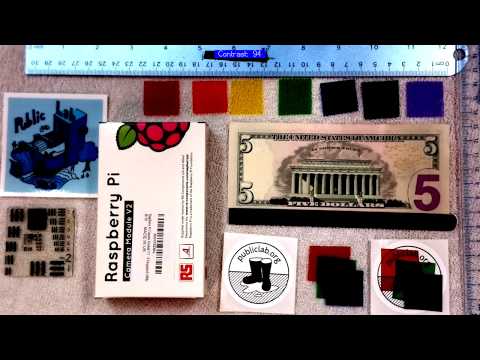 Raspberry Pi visible V2 / picamera effects demo