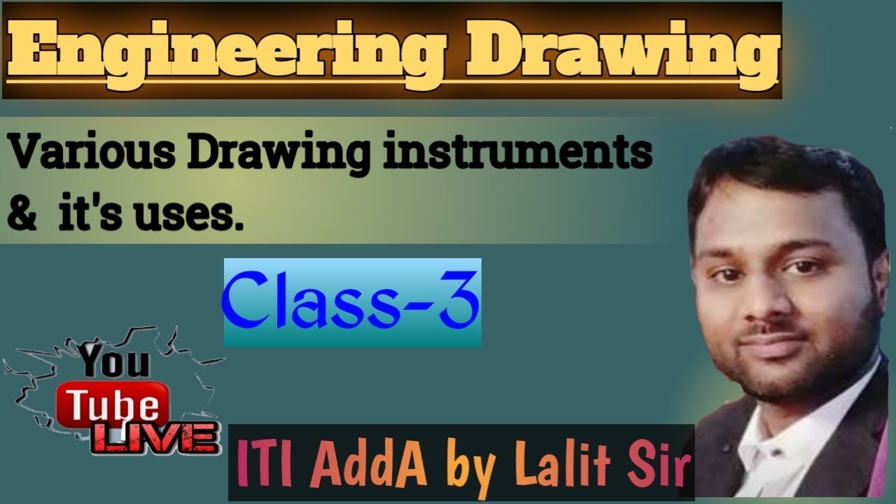 Various Drawing Instruments & its uses I Engineering drawing I iti ...