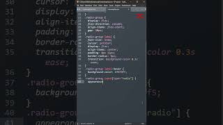 HTML Radio Buttons | HTML CSS
