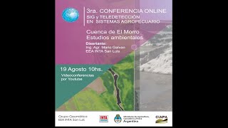 3ra. Conferencia de SIG y Teledetección. Cuenca El Morro