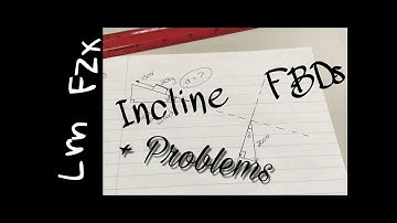 Inclined Plane Problems + Sketching Free Body Diagrams