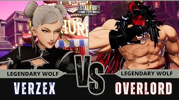 FF:CotW 🐺 VERZEX (Chun-Li) vs OVERLORD (Tizoc)⭐Replay Match - FATAL FURY: CotW - 11/25