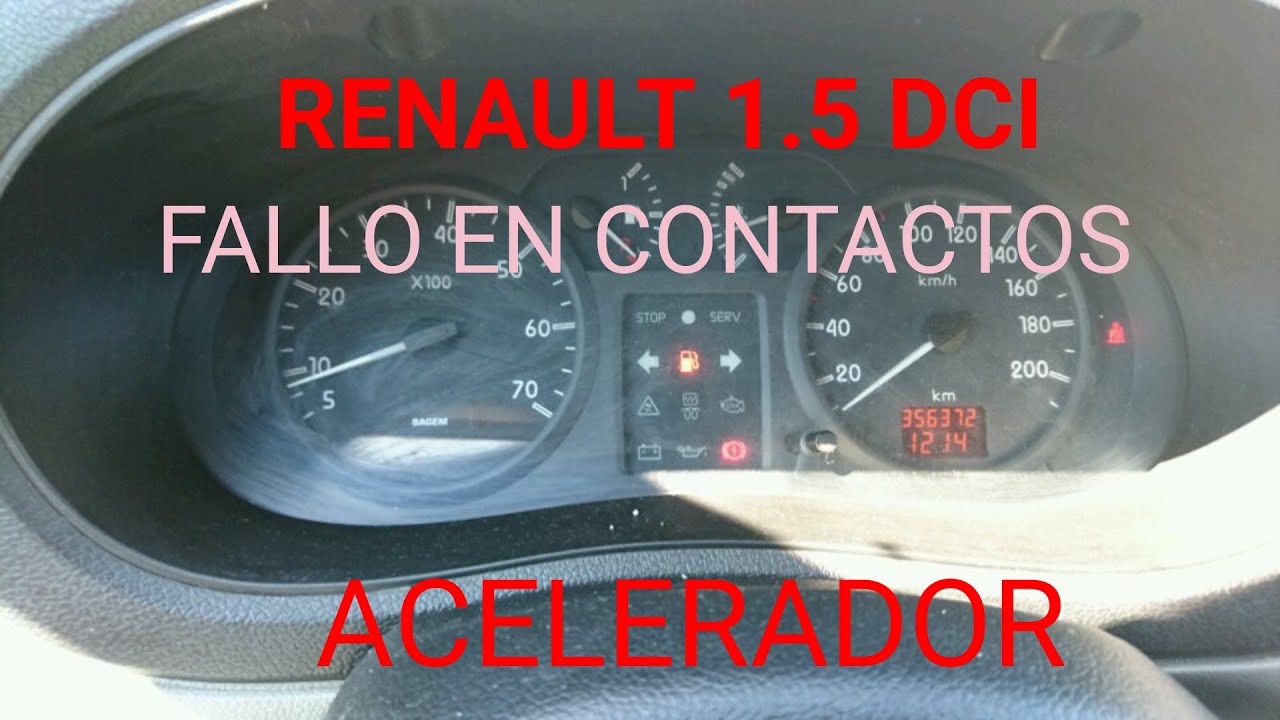 Renault 1 5 Dci Averia Electronica Youtube