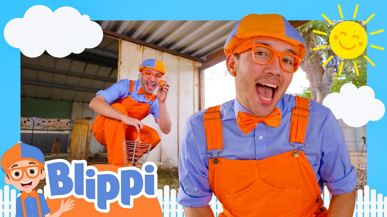 Farm Animal Sounds with BLIPPI! | Blippi Songs 🎶| Educational Songs For Kids