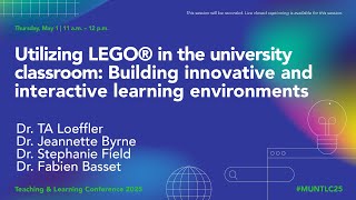 Concurrent Session 4 with Dr. TA Loeffler (MUNTLC25)