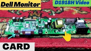Dell Monitor E1918H Video Card in Bangla 2023 | Created by Afjal Hossain
