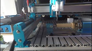 Sainsmart Genmitsu CNC 4040 Pro Rotary Spiral finished part 2