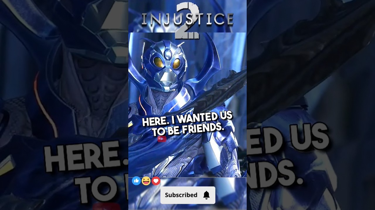 Blue beetle roasts superman 