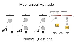 ISSB Mechanical Aptitude Question and Answers | Pulleys Concept | Part 3