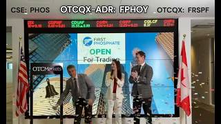 First Phosphate Rings OTC Opening Bell for FPHOY ADR Listing
