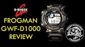 Casio G Shock Frogman Gwf D1000b 1 Diver S Watch Unboxing Youtube